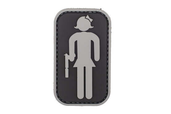 5ive Star Gear Tactical RR Girl Morale Patch features PVC material